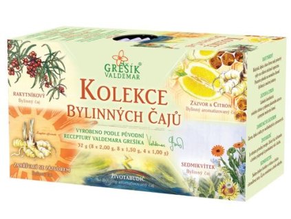 Kolekce bylinných čajů 32g Grešík
