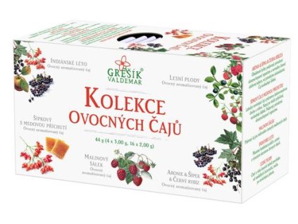 Kolekce ovocných čajů 44g Grešík