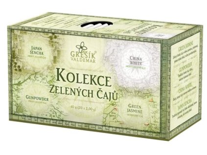 Kolekce zelených čajů 40g Grešík