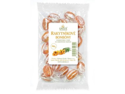 Rakytníkové bonbóny 100g Grešík