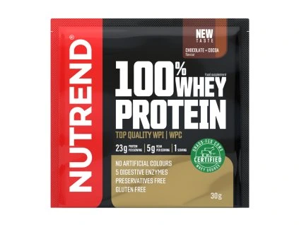 Whey protein čokoláda + kakao 30g Nutrend