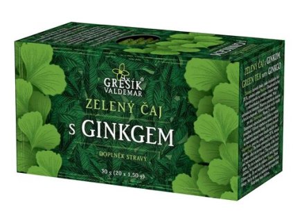 Zel.čaj s ginkgem 20 n.s. 20x1,5g Grešík