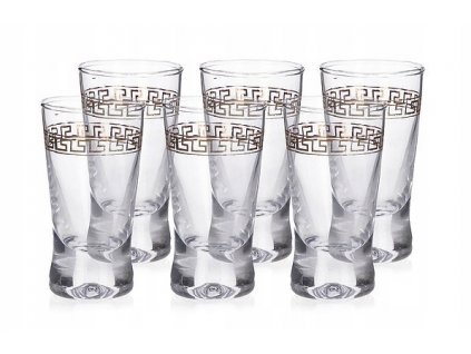 6 x KIELISZKI DO WODKI X GRECKA DROGA KOMPLET 25ml
