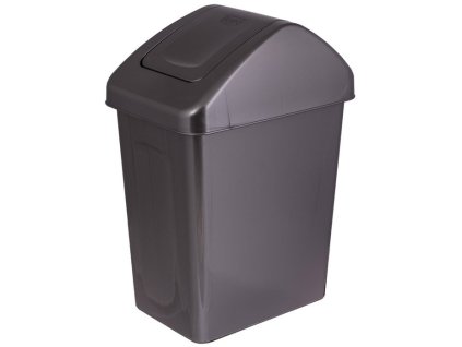 4988 odpadkovy kos s vyklopnym vikem 25l antracit