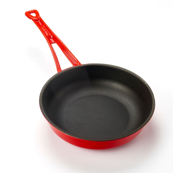 LAVA METAL Litinová pánev 24cm - červená