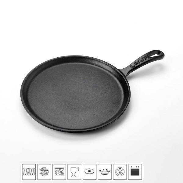 LAVA METAL Litinová pánev na pizzu/palačinky 20cm