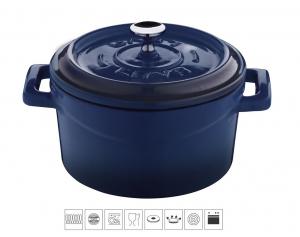LAVA METAL Litinový mini hrnec kulatý 10 cm - modrý