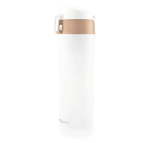 ASOBU Elegantní dámská láhev DIVA CUP 450ml bílá