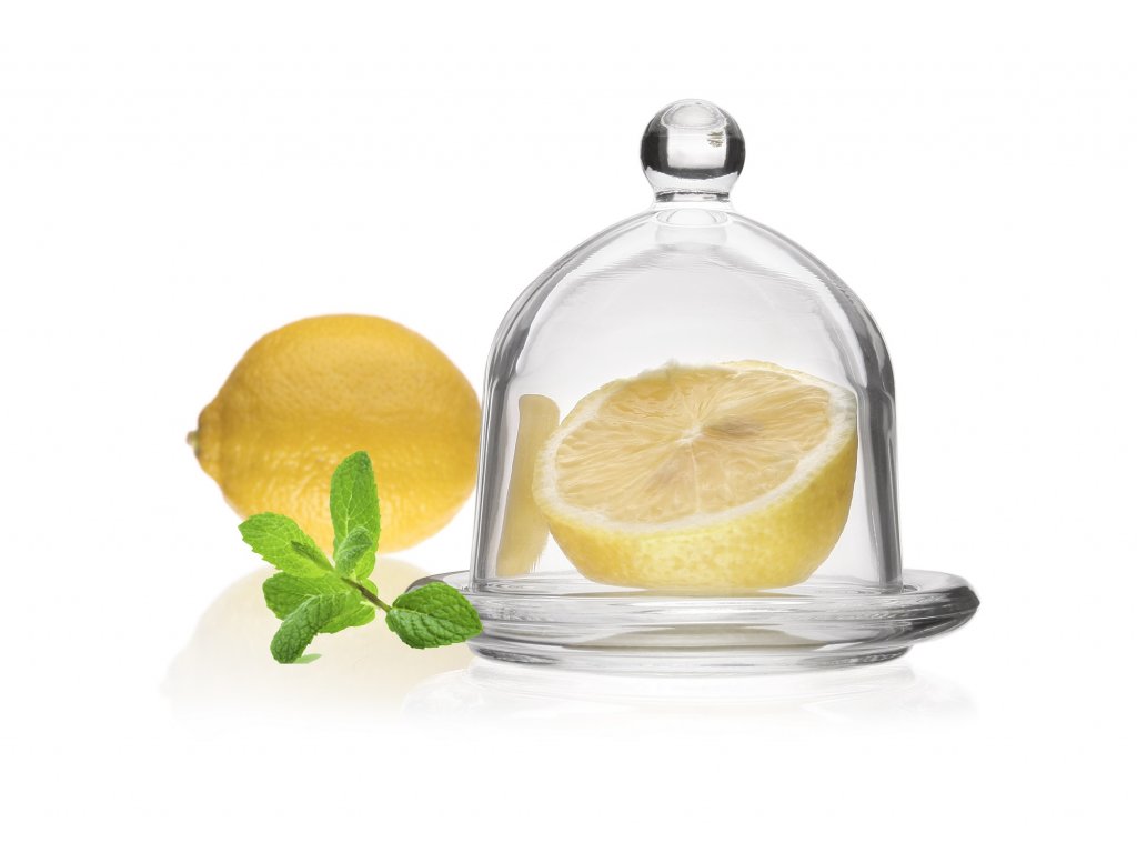 GLASMARK Dóza na citron s poklopem