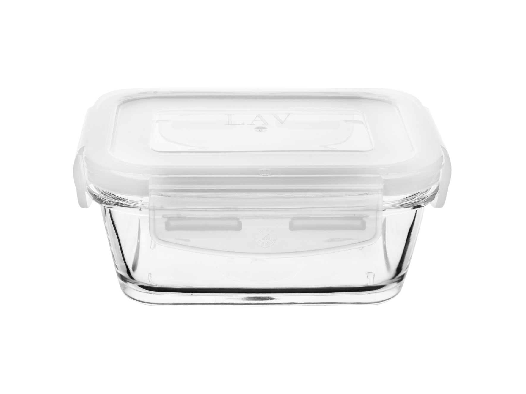 GLASMARK Skleněná dóza LAW s plastovým víkem - 600ml