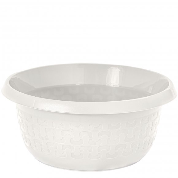Branq Kulatý lavor/mísa Cotton 5l - antická bílá