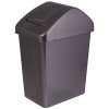 Odpadkový koš s výklopným víkem 25l - antracit