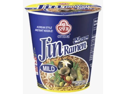 Polévka Jin ramen mild cup Ottogi 65 g