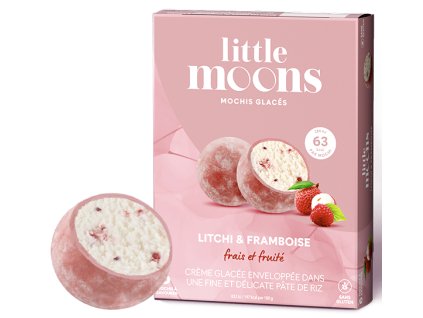 Mochi ice liči a malina Little Moons 192 g **