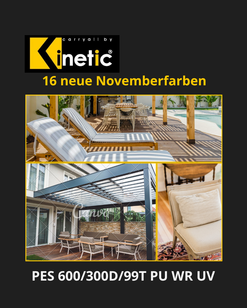 Outdoorstoff für Gartenmöbel – strapazierfähiges PES-Gewebe mit UV-Schutz