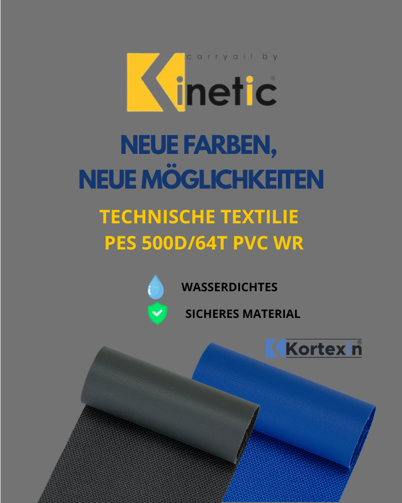 Neue Farben des Polyestergewebes 500D – strapazierfähiges Material für Rucksäcke und Taschen