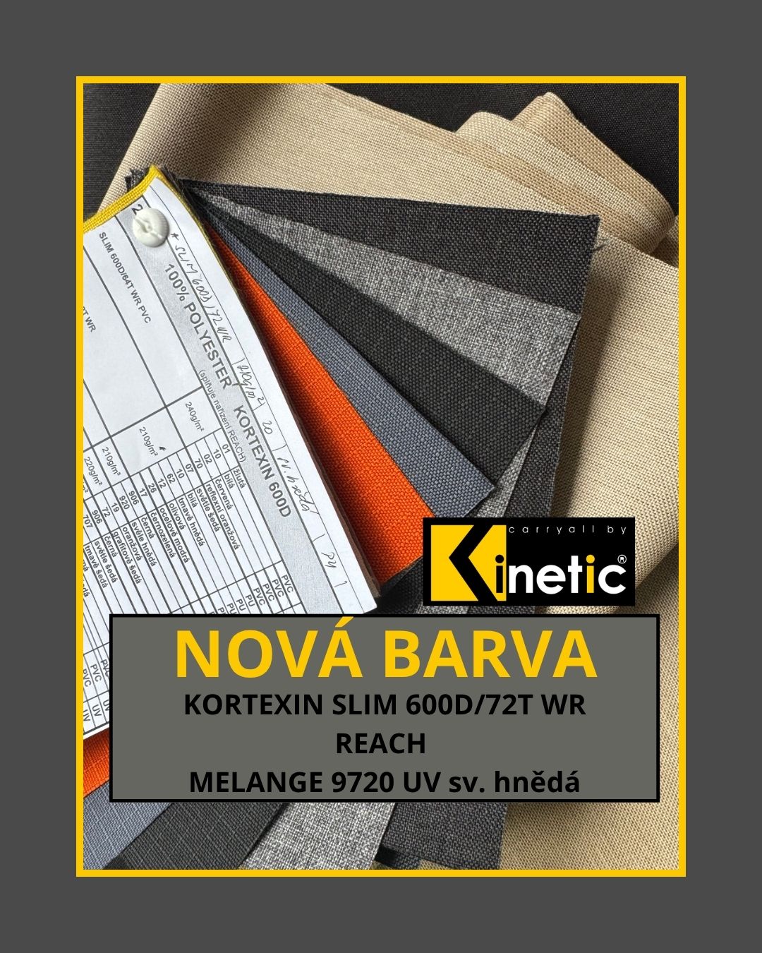 Světle hnědý Kortexin MELANGE 9720 je znovu v nabídce