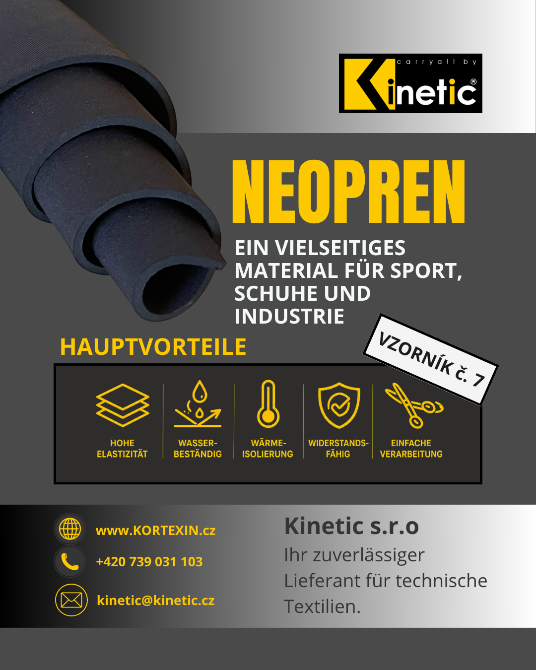 Neopren – vielseitiges Material für Sport, Schuhe und technische Anwendungen