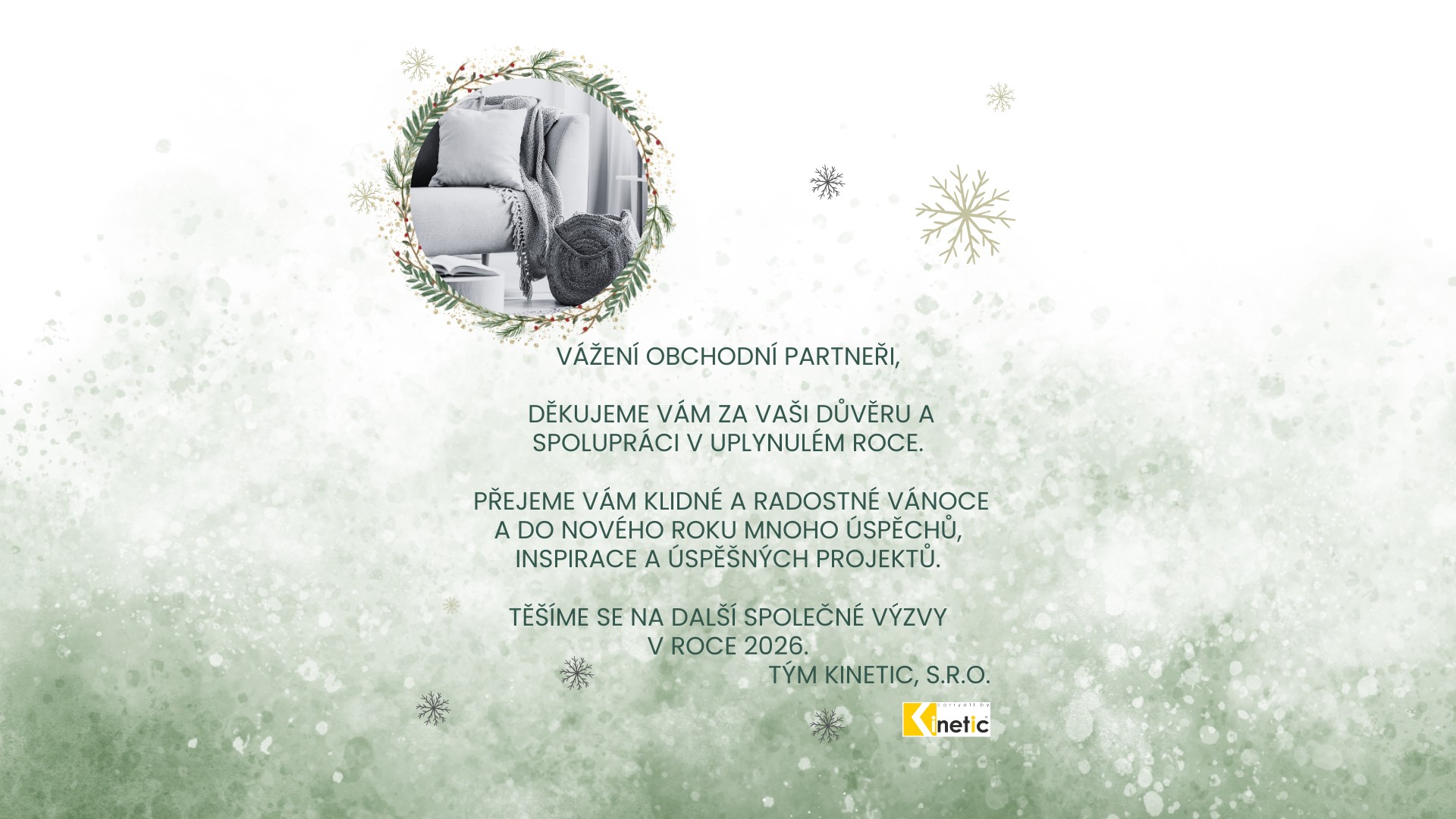 🎄 Veselé VÁNOCE přeje Kinetic 🎄