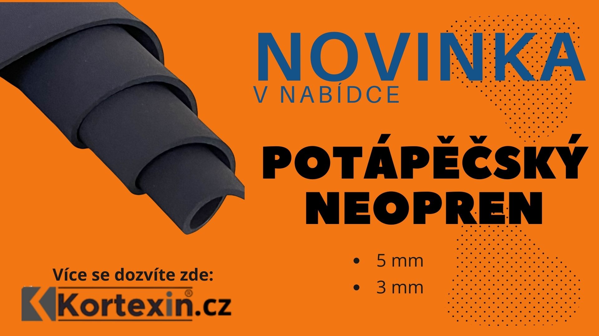 Neopren – univerzální materiál pro sport, obuv i průmysl