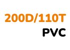 Nylon 200D/110T PVC