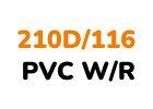 Polyester 210D/116 PVC W/R