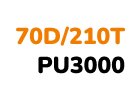 Nylon 70D/210T PU3000