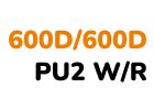 Polyester 600Dx600D PU2 W/R