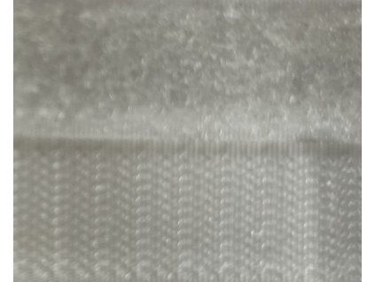 suchý zip 50mm-háček sv.šedý