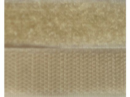 Klettverschluss 38mm-mesh beige