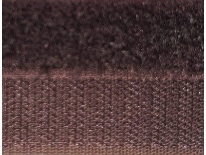 Klettverschluss 20mm-Masche dunkelbraun