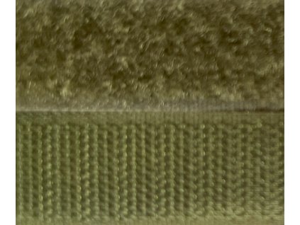 suchý zip 38mm-háček olivový