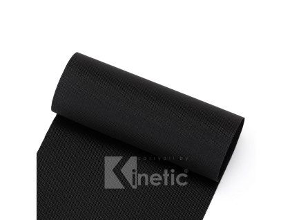 Polyester 210D/110T PU WR bez PFAS – černá