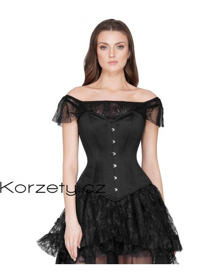 korzety korzet saten pres poprsi do spolecnosti