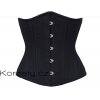 Korzet - Extra stahovací korzet pod prsa na běžné nošení z černé bavlny
