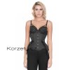 Korzet - Extra stahovací korzet pod prsa se šněrováním do vějíře přes boky