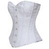 Bily brokatovy korzet,bok