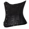 korzety stahovaci korzet pod prsa spolecenske z cerneho satenu damsky