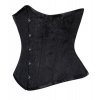 cerny brokatovy pasovy korzet bok od korzety cz