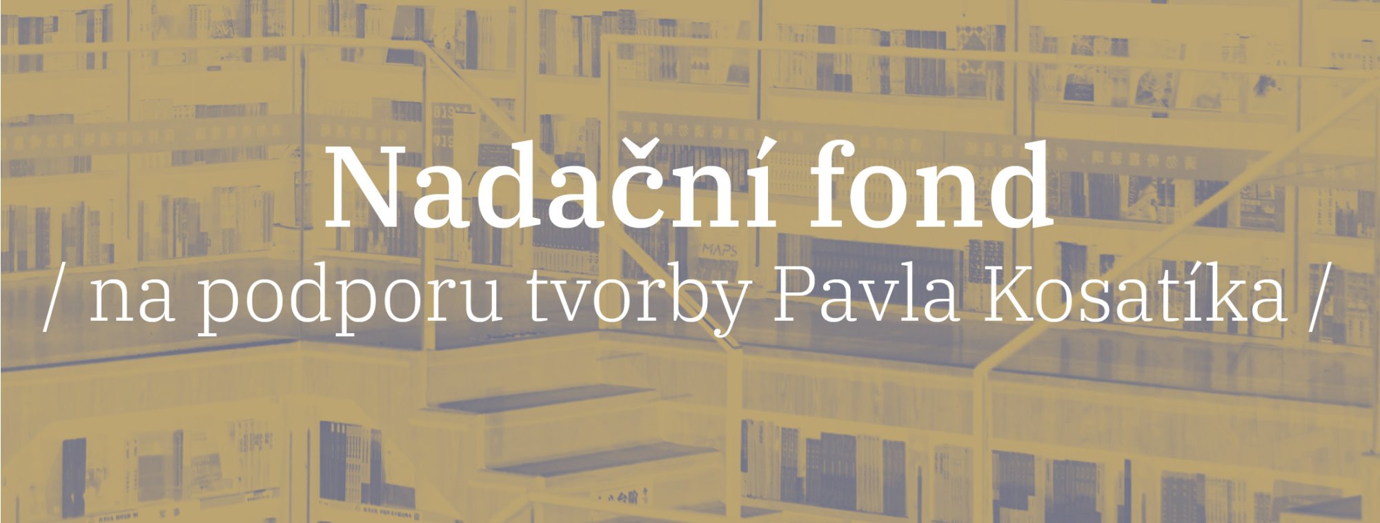 Nadační fond na podporu tvorby Pavla Kosatíka