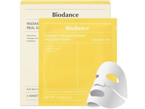 biodance pletova maska radiant vita niacinamide real deep mask 4 ks 1 14990394113931