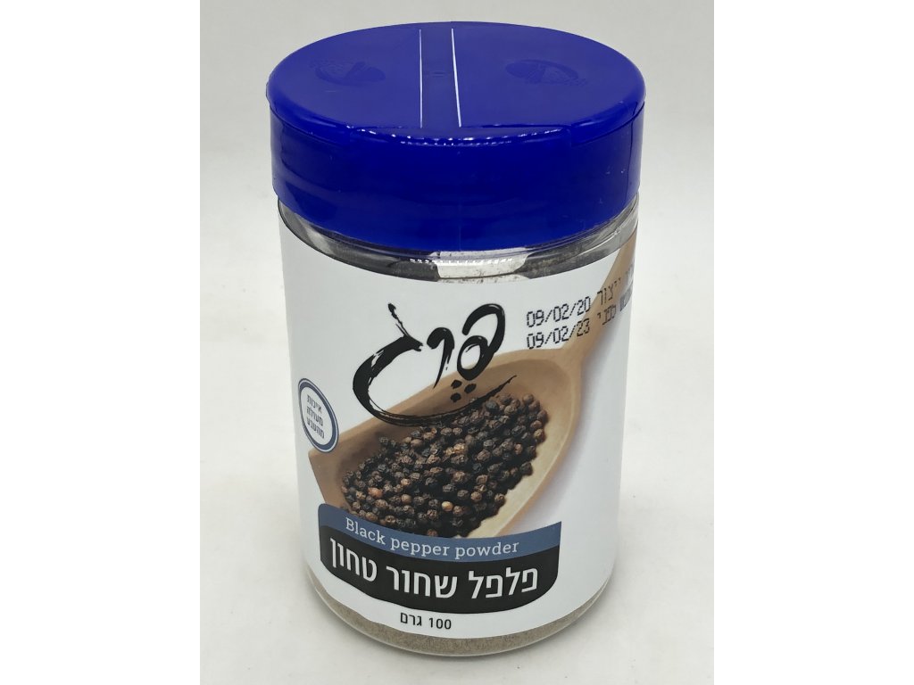 210267 cerny pepr mlety z izraele ground black pepper