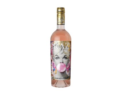 Vignobles Vellas CRAZY Grenache-Syrah - Rosé, Francouzské růžové víno, 0,75L