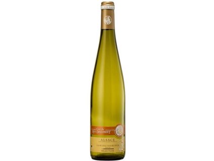 Gewurztraminer Sélection 2020, A.O.C., Cave du Roi Dagobert, Francouzské bílé víno, 0,75L