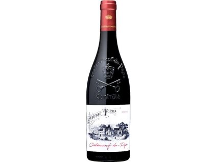 Château Fortia Réserve Châteauneuf-du-Pape, Francouzské červené víno, 0,75L