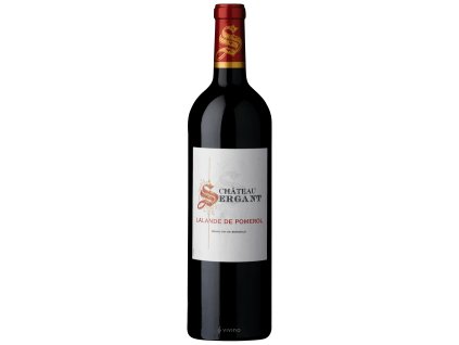 Château Sergant Lalande-de-Pomerol, Francouzské červené víno, 0,75L