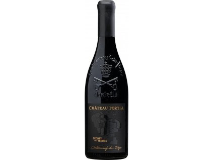 Château Fortia Secret des Terres Châteauneuf-du-Pape, Francouzské červené víno, 0,75L