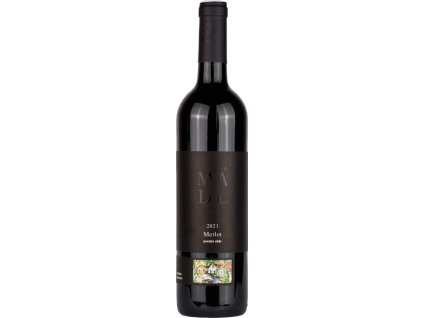 Vinařství Mádl Merlot, výběr z hroznů, České červené víno, 0,75L