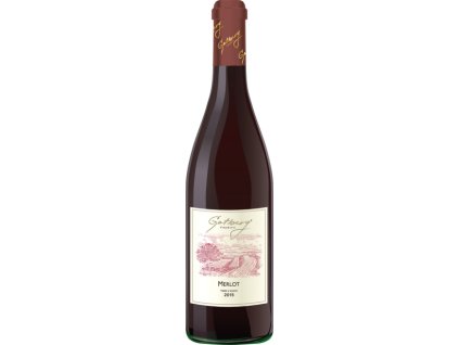 Merlot, výběr z hroznů, Svidrunk, Gotberg, České červené víno, 0,75L