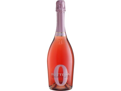 Bottega Sparkling Zero Rosé - nealkoholické víno, Italské nealkoholické víno, 0,75L